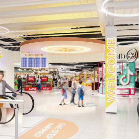3D renders of future commercial operations at London Luton Airport