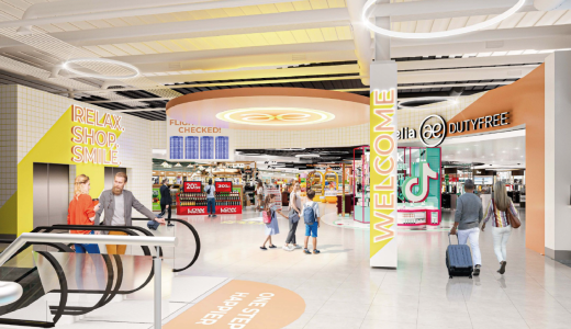 3D renders of future commercial operations at London Luton Airport