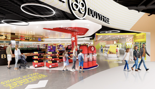 3D renders of future commercial operations at London Luton Airport