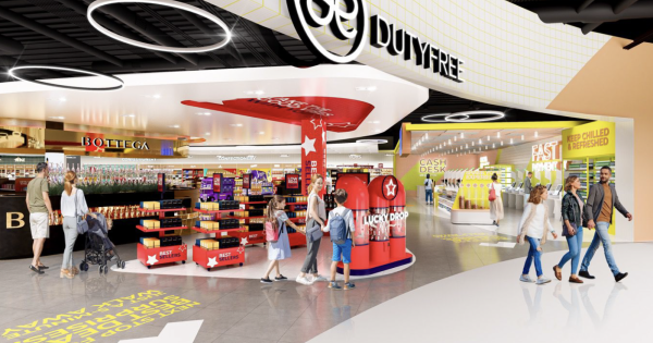 3D renders of future commercial operations at London Luton Airport